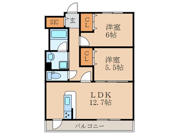 Ｍ´Ｓ茶屋ヶ坂の物件間取画像